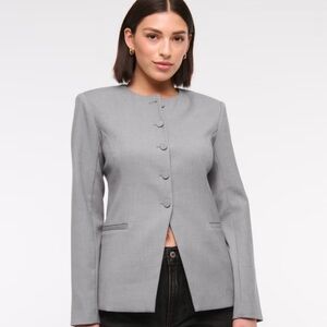 Abercrombie & Fitch Gray Blazer